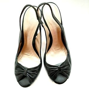 Aldo Black Leather Shoes